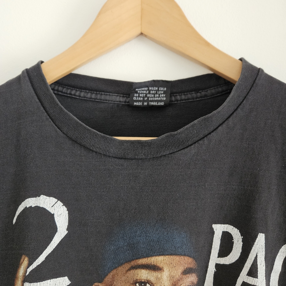 Vintage Tupac Shirt Mens Large Rap Hip Hop 2pac Y2K - Picture 4 of 8